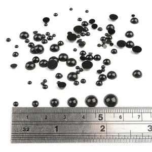 100-500Mata Boneka Keamanan Akrilik Hitam 3-20mm Untuk DIY Beruang Boneka Hewan Mainan Anak Aksesoris Mata