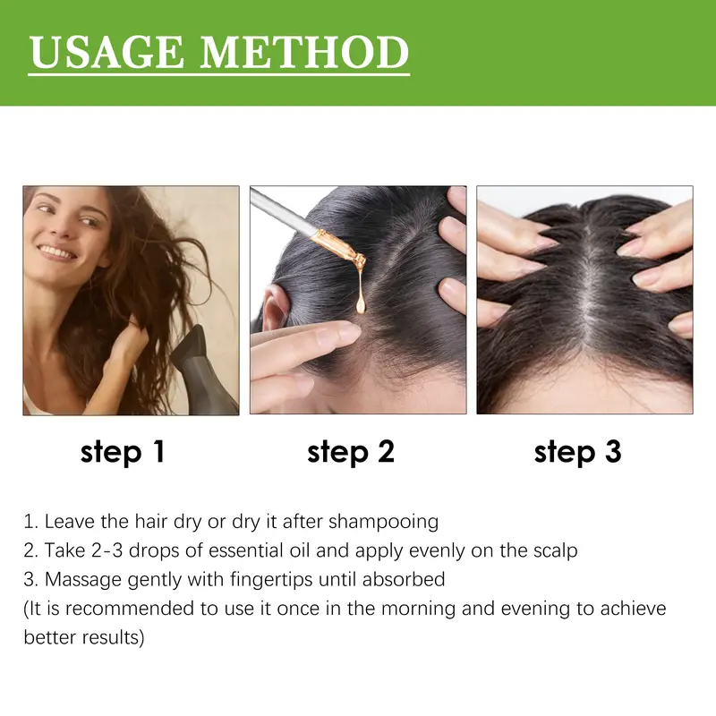OUHOE Rosemary Oil Hair Growth Oil Minyak Penumbuh Rambut 50ml 7