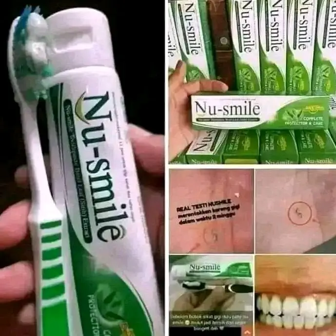 Nu Smile HWI Odol Herbal Rontokan Karang Gigi Perawatan Mulut 7