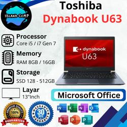 Jual Laptop Toshiba Dynabook U63 Murah & Terbaik - Harga Terbaru