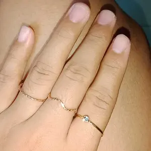 Cincin Set isi 5 Gelombang Perempuan Rings Harian Cantik Lucu Kekinian KIARA JEWELRY