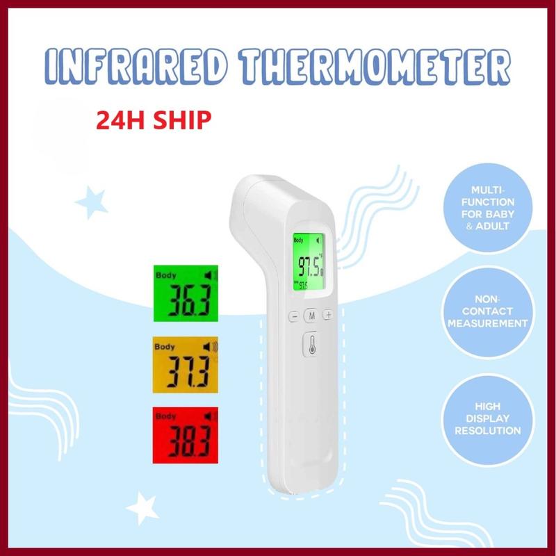The Temperature Meter for the Baby Needs Immedeaty: Infrared Thermometer Without Contact, For Adults & Children! Fever for Babies nhiệt kế thuỷ ngân cho bé điện Nhiệt kế hồng
