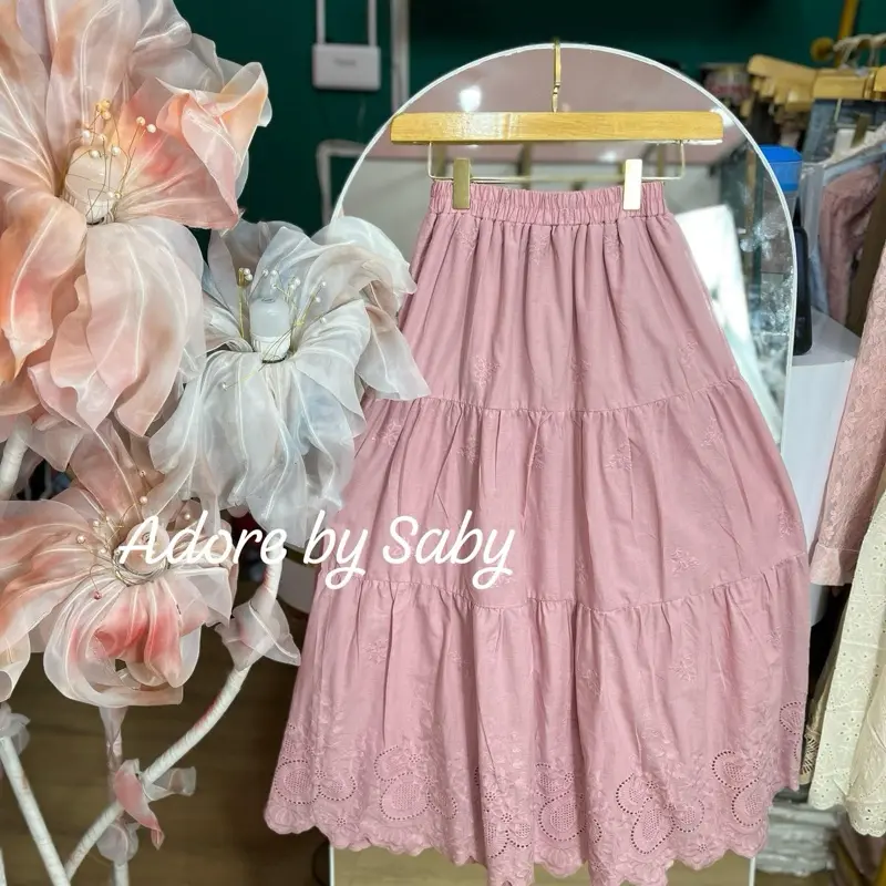 Rok katbor (katun bordir) BKK import premium 0