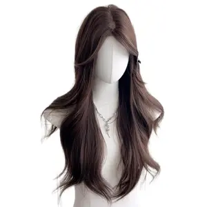 AEGYOSHOPPE - MS1968 full wig korea 80cm - Rambut Palsu Wig Wanita Korea Style Aesthetic Premium Fiber COD