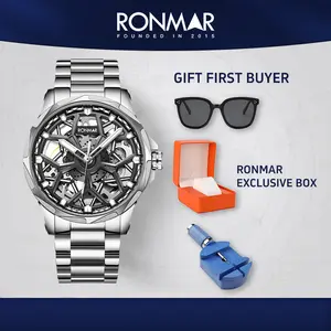 [NEW ARRIVAL] RONMAR Exclusive Mechanical World Watch – Automatic Skeleton Design