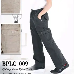 BOMBI SKENA KARGO//BOMBI  BPSC Celana Panjang Cargo Anak Laki-laki Model Terbaru Satin Stretch Usia 5-15 Tahun Extra Puggy Fashion BPSC Satin Stretch