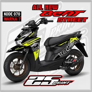 STIKER BEAT STREET 2025-2026  MOTIF 070 STIKER FULL BODY NEW HONDA BEAT STREET