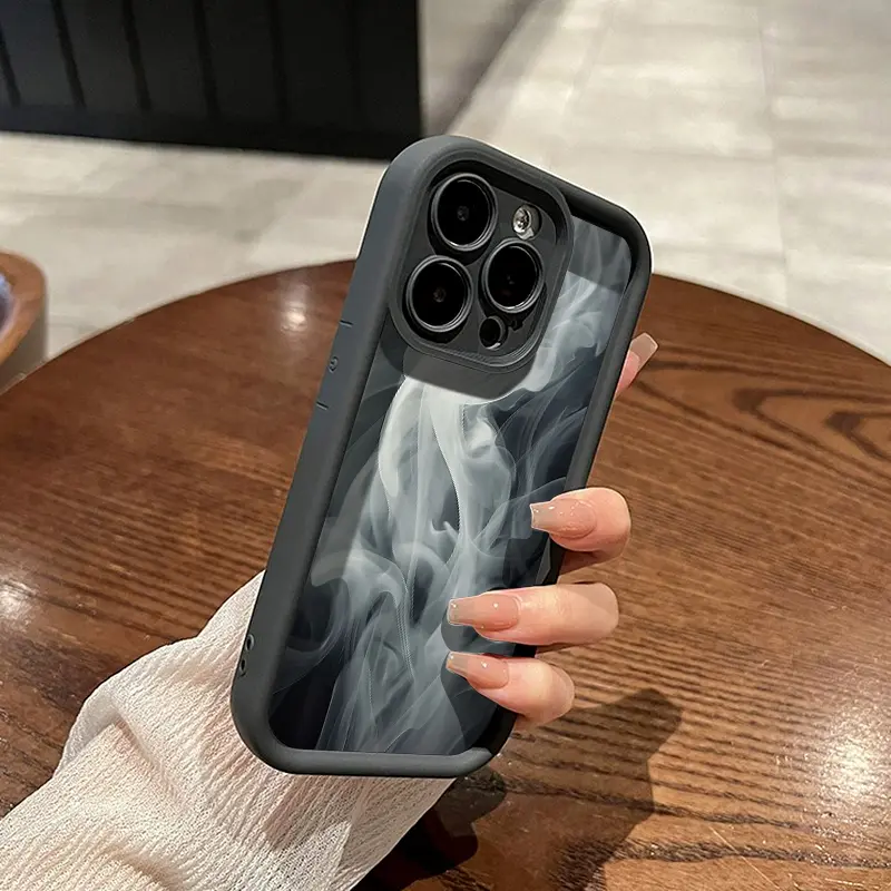 Casing Hp untuk VIVO Y21 Y21s Y21T Y21E Y21A Y21G Y33T Y33s Case pola kabut berwarna Softcase baru HP lunak ganda Kesing pelindung silikon sederhana Casing 3