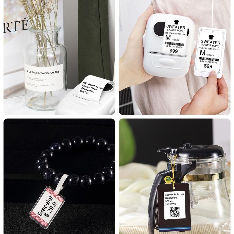 Product Introduction of Marklife P50 Thermal Cabel Roll Paper Label Insert Roll Paper Stickers Multifunction Bluetooth Ink-free Label Maker Useful Cable Paper 11