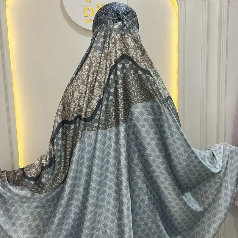 Tebus murah Mukena aramny silk Najma Cicimukena 2 in 1 Travel dewasa  armany Printing premium laser cutting zipper  Motif 3