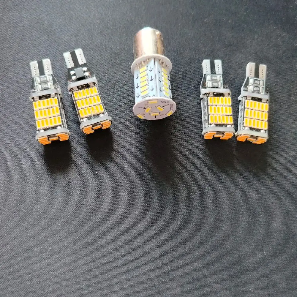 Lampu Sein Dajjal 4 pcs T15 Super Terang Plus Stop Rem Running LED Kedip Universal Car Kendaraan