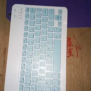 [CID] 3in1 Macaron 10 inch Wireless Bluetooth Keyboard Mouse Set Lightweight Portable Colorful Computer
