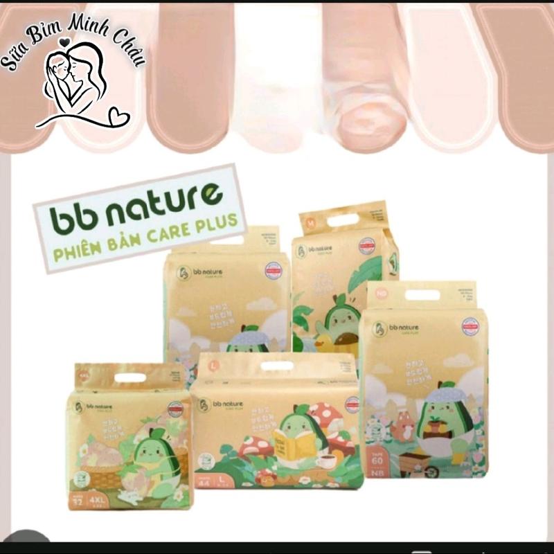 (COMBO 2 BỊCH MẪU MỚI  )Tã Bỉm BB NATURE CARE PLUS .Công nghệ Hàn Quốc.Mềm mại ,mỏng nhẹ. Đủ size cho bé.