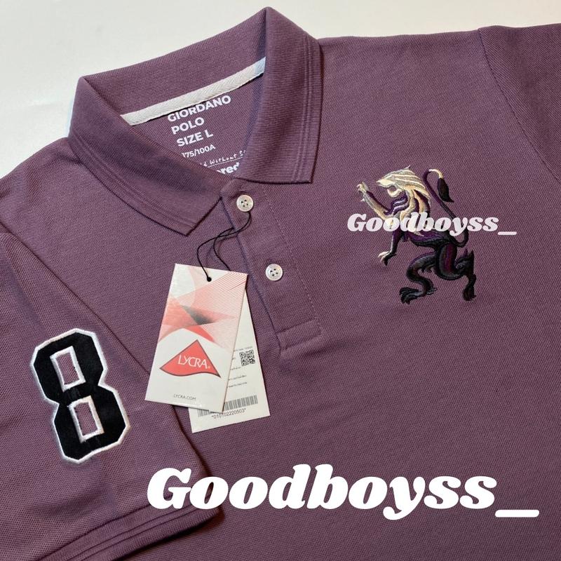 Product Introduction of BELI LOKAL - KAOS KERAH GRDANO FULL BORDIR PREMIUM QUALITY - Kaos Polo Shirt Pria Kaos Kerah | Giordano 3D Lion 33