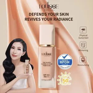 [YR] LOUISSE CHOICE DNA Salmon Glowing UV Filter Sheer Glow SPF 50+ PA+++ 30ml Physical Sunscreen Whitening and Repairing Moisturizing