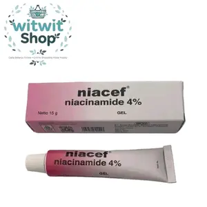 Niacef Gel Tube 15 gram/Mencerahkan dan Mengatasi kulit Berjerawat