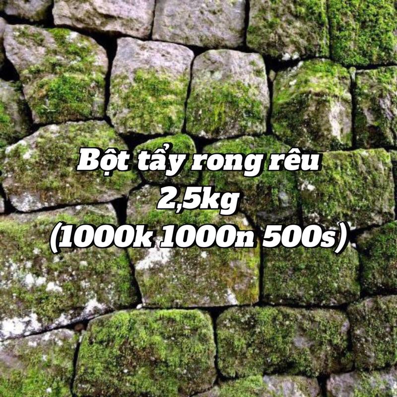2,5kg bột tẩy rong rêu giúp tẩy rong rêu bám trên sân gạch - TikTok ...