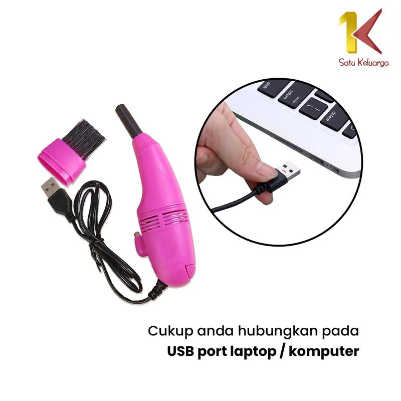 COD SK C809 Vacum Cleaner Keyboard Laptop Mini USB Portable Sikat Pembersih Debu Kecil 9