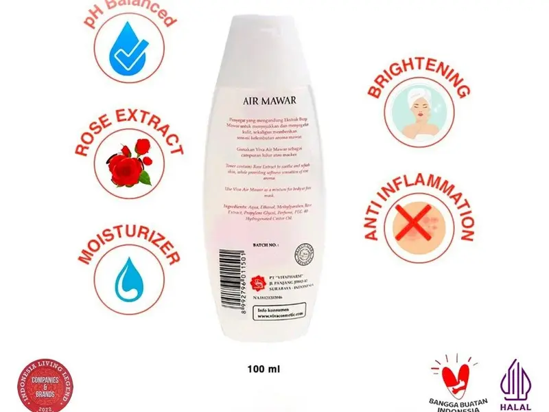 Viva Air Mawar - 100 ml (Rose Extract) 2