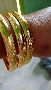 Product Review of gelang tangan keroncong pasir Arab terbuat dari coin asli anti luntur Bracelets from M**n m**n 0