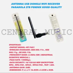 ANTENNA USB DONGLE WIFI RECEIVER PARABOLA STB PENDEK GOOD QUALITY