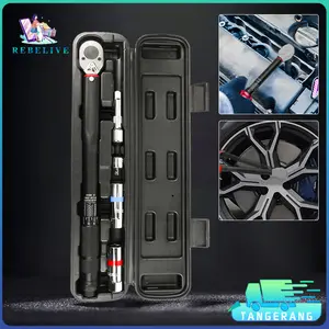 5Pcs Kunci Torsi Mobil 5-70NM Dua Arah Pengaturan Set Kunci Pas Alat Perbaikan Mobil