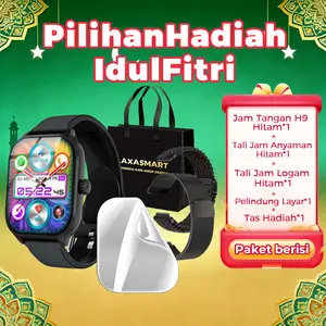 Wajib punya untuk hadiah Lebaran, Paket Hadiah, Paket Smart Watch, Smart Watch, Strap, Screen Protector, Tas Hadiah. Cocok untuk teman, keluarga, pacar.