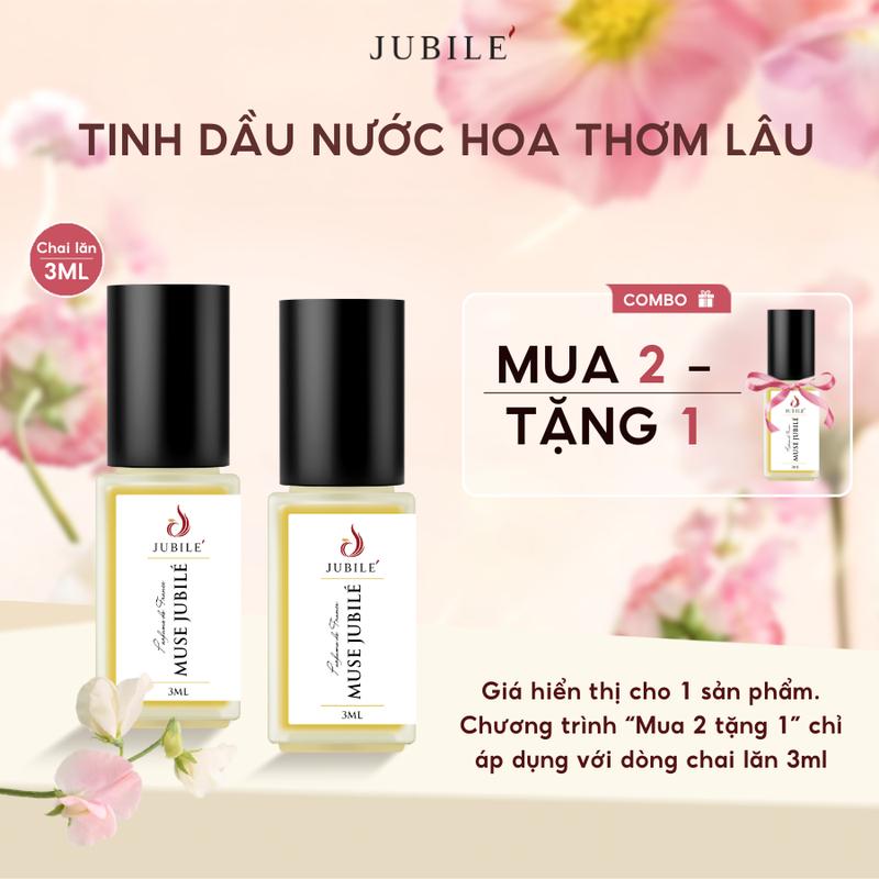 [MUA 2 TẶNG 1]  BST Tinh dầu nước hoa Pháp cao cấp Jubilé Mini size, Nước hoa chính hãng thơm lâu Cực Quyến Rũ