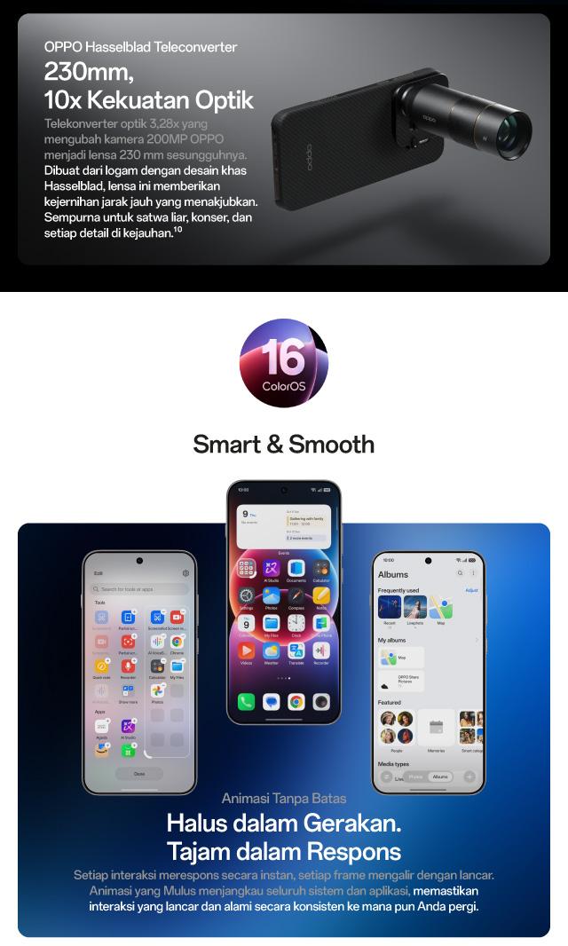 OPPO Find X9 Pro 16GB/512GB [200MP Super Zoom Hasselblad Telephoto, 7500mAh Larget Battery] - OPPO Official Store