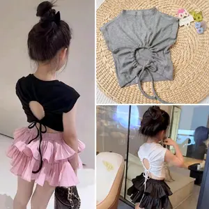 Vior Crop Top Atasan Anak Perempuan Usia 1-6 Tahun Cewek