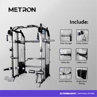 Gambar METRON Functional Power Rack GF Alat Gym Multifungsi dengan Weight Stack - Rack Only, Tanpa Plate dari ELITE MMA SHOP Kota Administrasi Jakarta Barat 3 Tokopedia