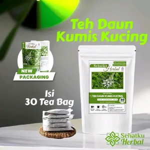Sehatkuherbal Teh Daun Kumis Kucing isi 30 Tea Bag Herbal Minuman Air