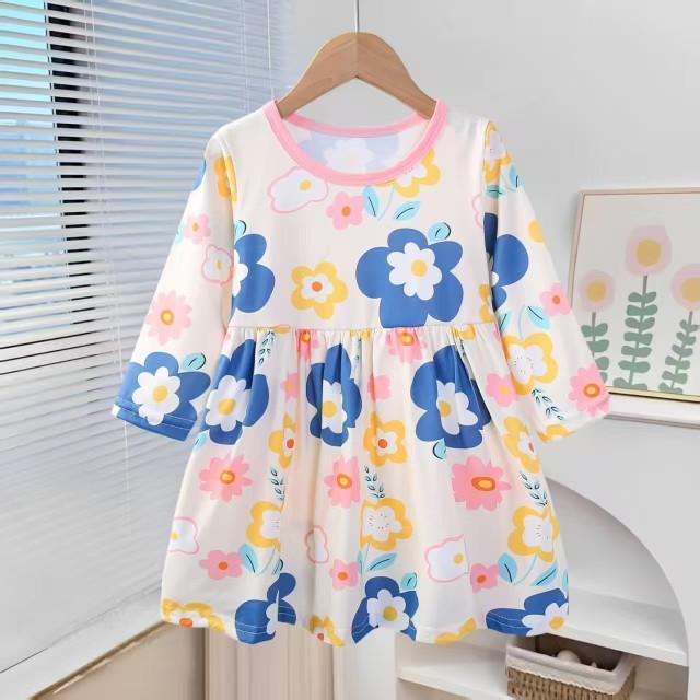 AVASHOP- Dress organik lengan panjang perempuan untuk usia 1 sampai 3 tahun Fashion AVASHOP- Dress organik lengan panjang perempuan untuk usia 1 sampai 3 tahun Fashion