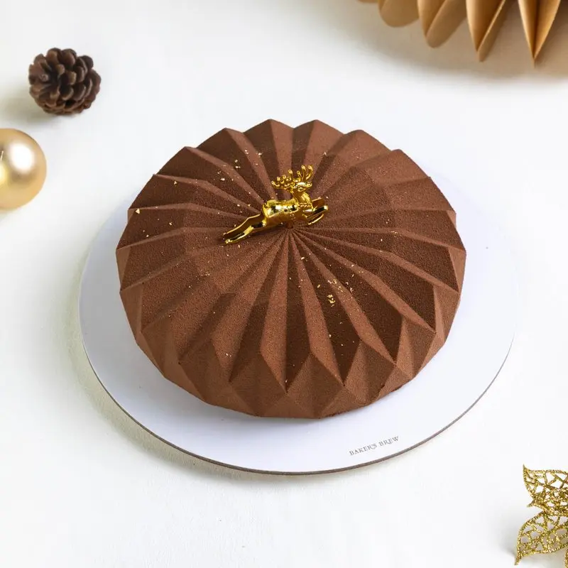 [Bakers Brew] Rum & Raisin Origami Cake