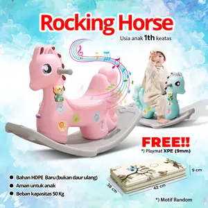 Mainan Kuda Kudaan Anak Rocking Horse Ayun Playground Toys 001-M1005
