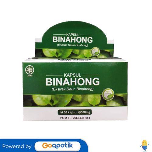 Gambar HANIF HERBAL BINAHONG BOTOL 60 KAPSUL dari Apt K-24 Bintang Farma by GoA Kota Bekasi Tokopedia