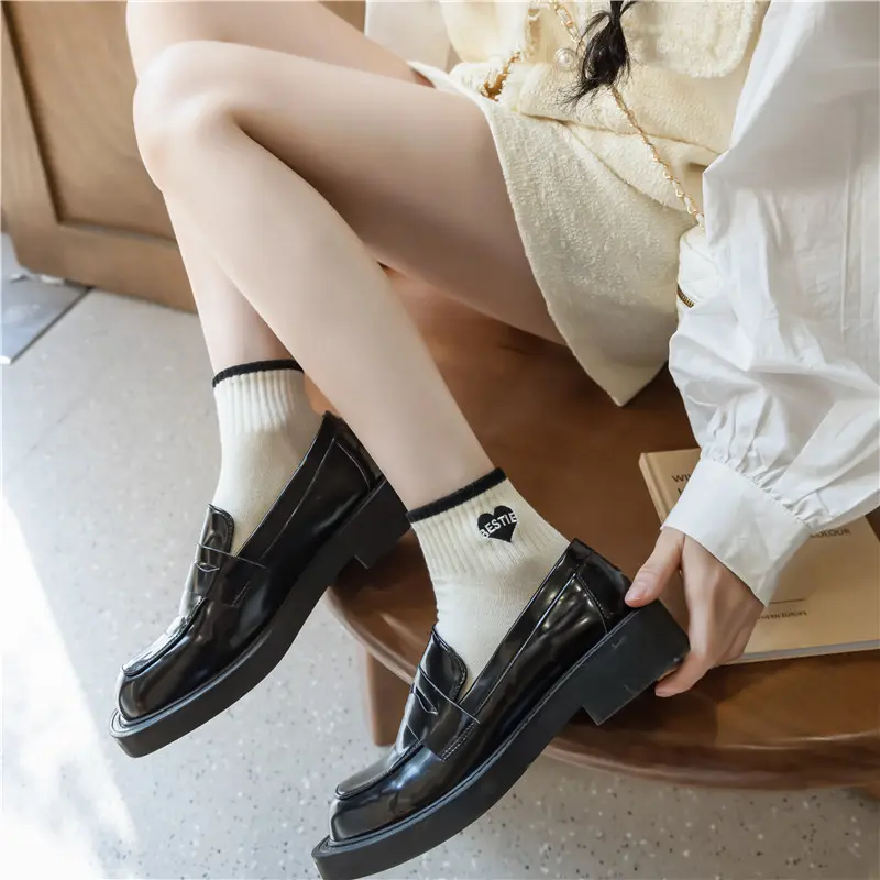 KOKO - Kaos Kaki Pendek Motif Navy Semata Kaki KK1226 Unisex Panjang Wanita 2