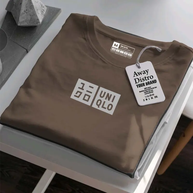 COD !!! Baju Kaos Distro Uniql Logo Text Silver Premium Quality Kaos Cotton Combed 30s Lengan Pendek T-Shrit Koas Unisex Pria/Wanita Best Seller 3