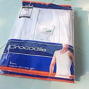 singlet pria CROCODILE jumbo 100% original - singlet pria jumbo crocodile - kaos dalam laki-laki crocodile- singlet pria crocodile salur