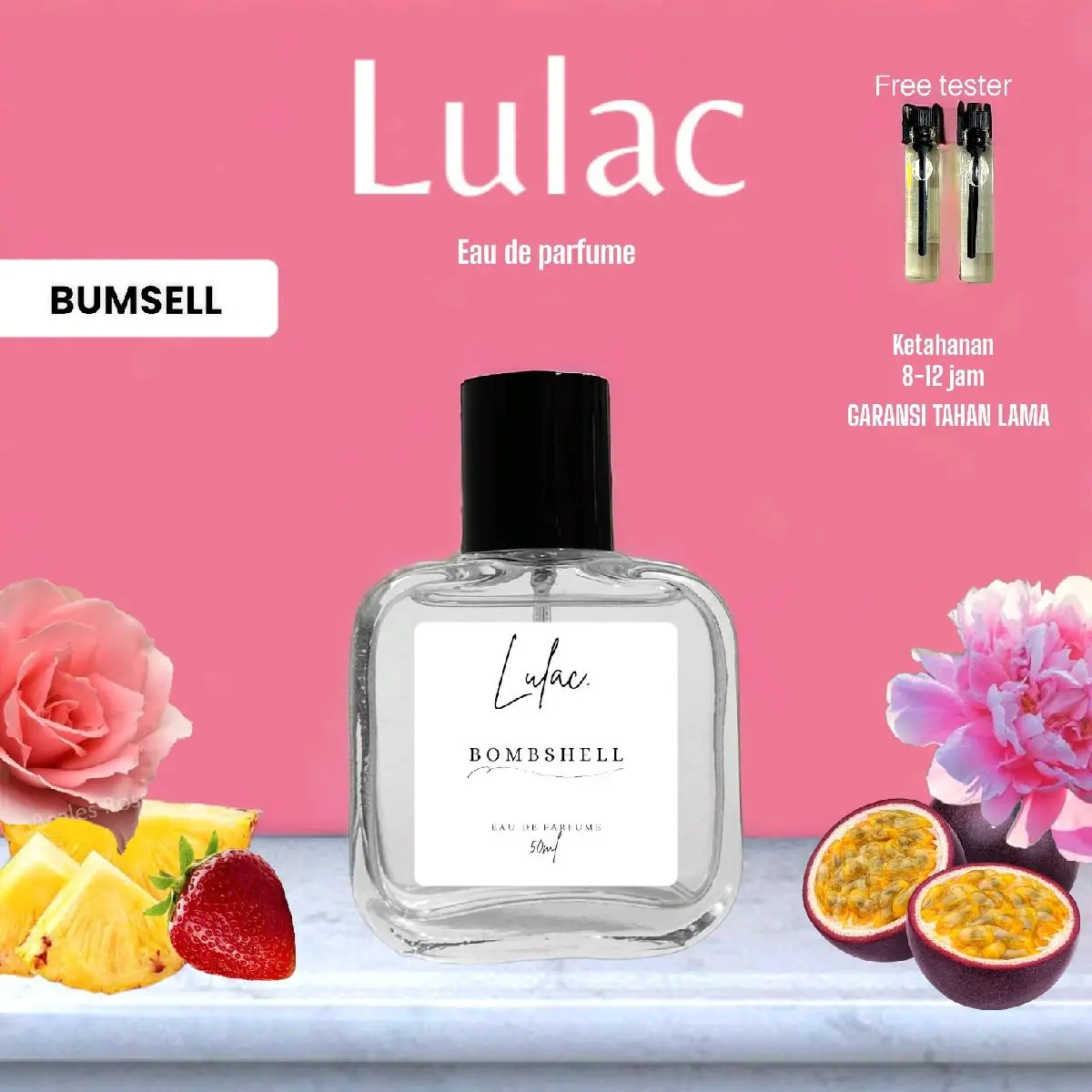 Lulac Parfum BUMSELL- Parfum Wanita Tahan Lama dengan Aroma Fresh dan Wangi Kuat - Cewek