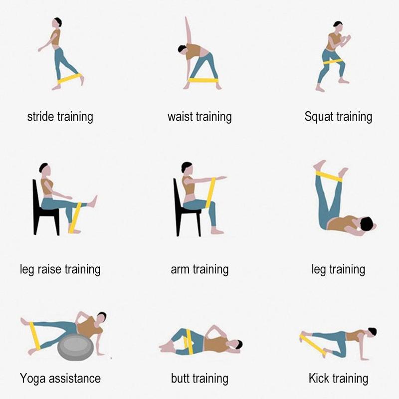 Product Introduction of Thiết Bị Tập Luyện Thể Dục Cầm Tay Kháng Liệu Cao Su, Thích Hợp Cho Pilates, Thể Lực, Yoga, Thể Thao, Crossfit, U3W9 23