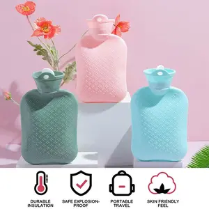 【COD】500ml/1000ml Kantung Kompres Air Panas Pereda Nyeri Perut Hot Water Bag