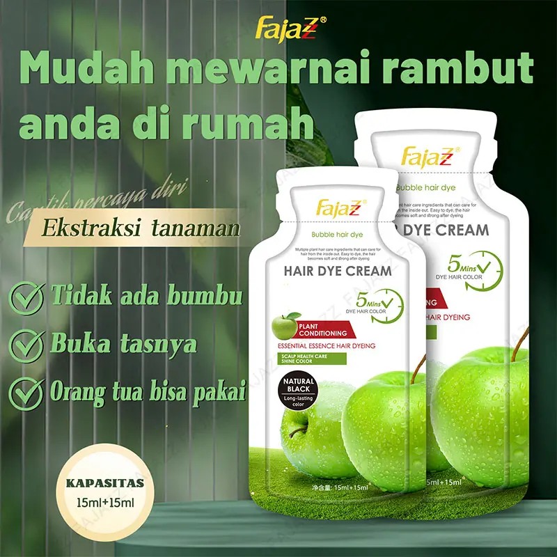 COD【Promo Terlaris】【5bungkus x 30ml +Masker rambut gratis】150ml  Pewarna rambut 2-in-1/Pewarna rambut mudah di rumah/Kemasan individual/Dispensing fleksibel/Mudah disimpan/Hitam Alami/Warna Coklat Tua/Warna Kopi 3