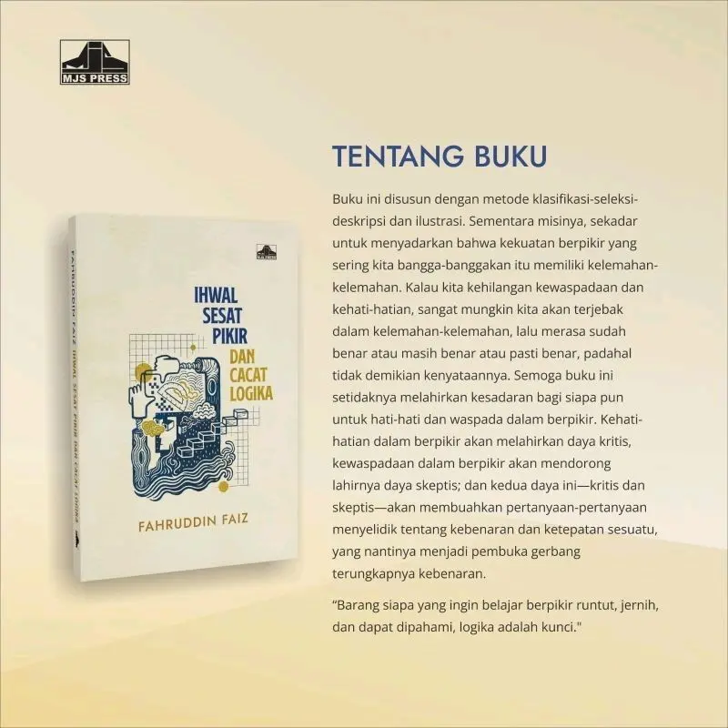 Ihwal Sesat Pikir dan Cacat Logika - Fahruddin Faiz - Dbookstore Soft Cover Edisi Reguler Abridged 4