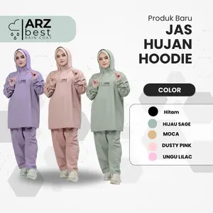 jas hujan model HOODIE terbaru pria dan wanita