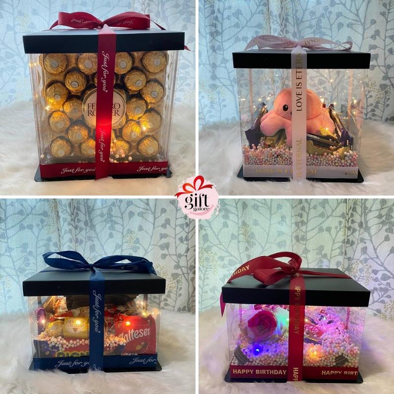 Transparent Gift Box Hadiah Birthday Hadiah Anniversary Hadiah - TikTok ...