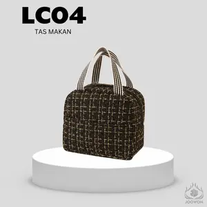 Joowon Tas bekal Makan aluminium foil / Lunchbag model simpel elegan waterproof  terbaru -LC04