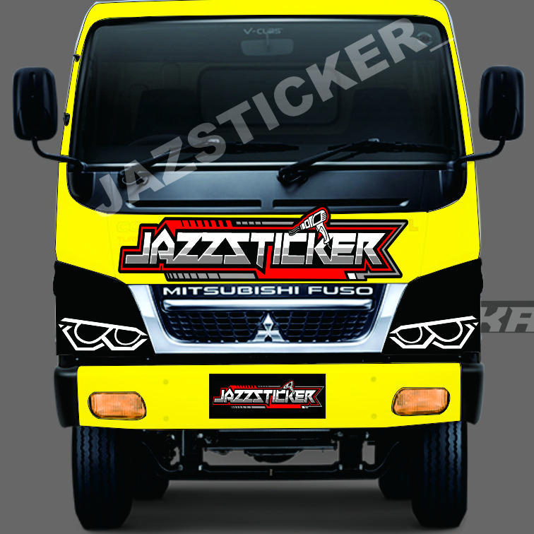 PROMO STICKER LAMPU DEPAN CANTER / CANTER / STICKER TRUCK / TRUCK ...
