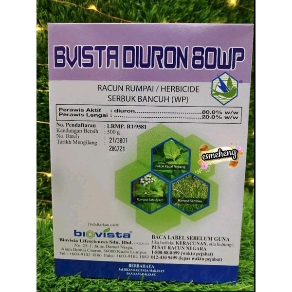 500gm Bvista Diuron 80WP (Racun Sambau Darat macam Hextar Diuron ...