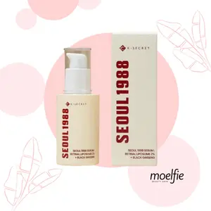 【Buy One Get One 】K-SECRET SEOUL 1988 Serum Retinal Liposome 2% + Black Ginseng untuk Kulit Lebih Cerah dan Sehat